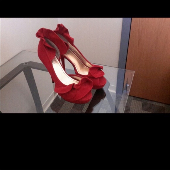 πππAnne Michele open toe Red size 10 party π .πππ - Picture 4 of 6